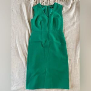Cute green dress - great for meetings / work!